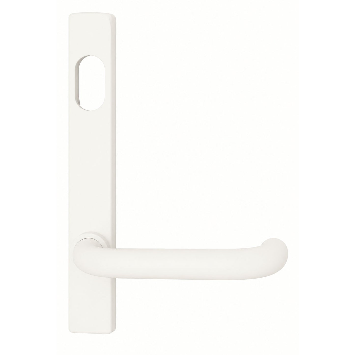 Lockwood 4801 Square End Plate with Cylinder Hole & 70 Lever Dulux - Available in Various Finishes