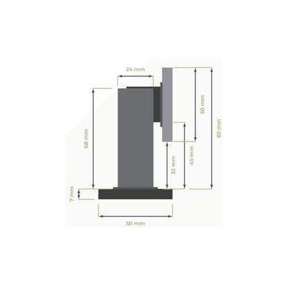 Zanda Habitat Magnetic Door Stop - Available in Various Finishes