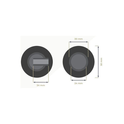 Zanda Habitat Magnetic Door Stop - Available in Various Finishes