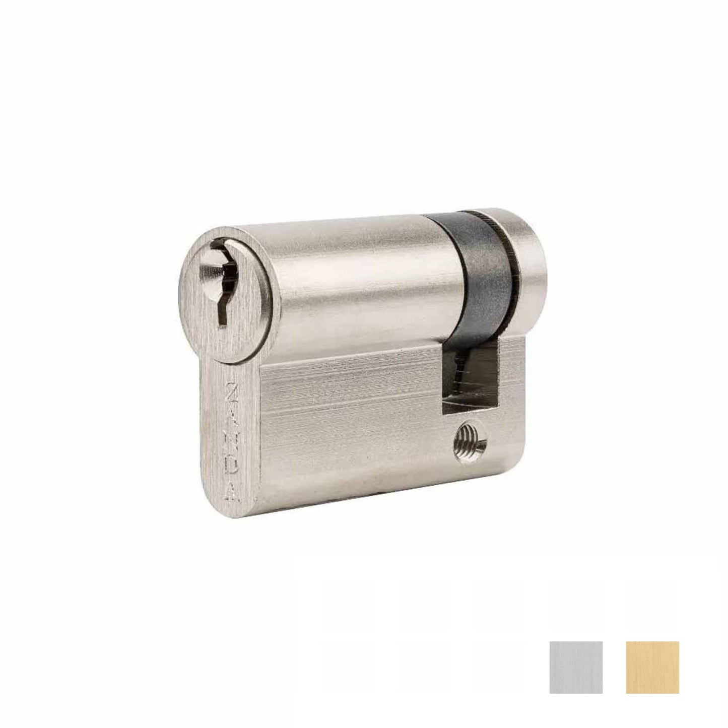 Zanda Euro Half Single Cylinder Key - Available In Various Finishes