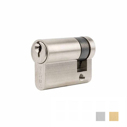 Zanda Euro Half Single Cylinder Key - Available In Various Finishes
