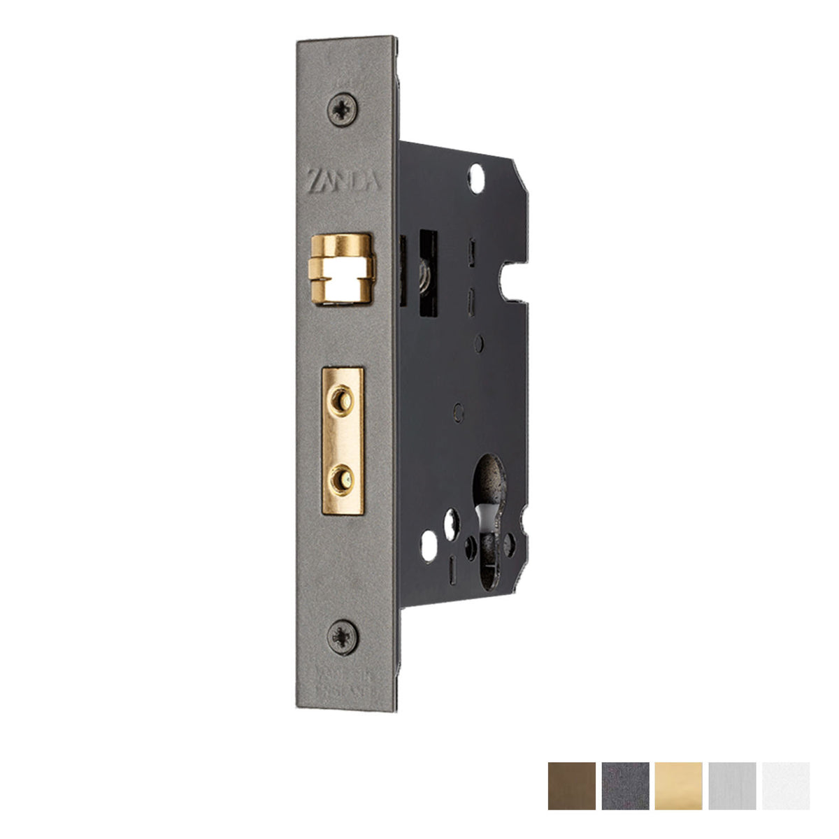 Zanda Heavy Duty Roller Mortice Lock - Available in Various Finishes