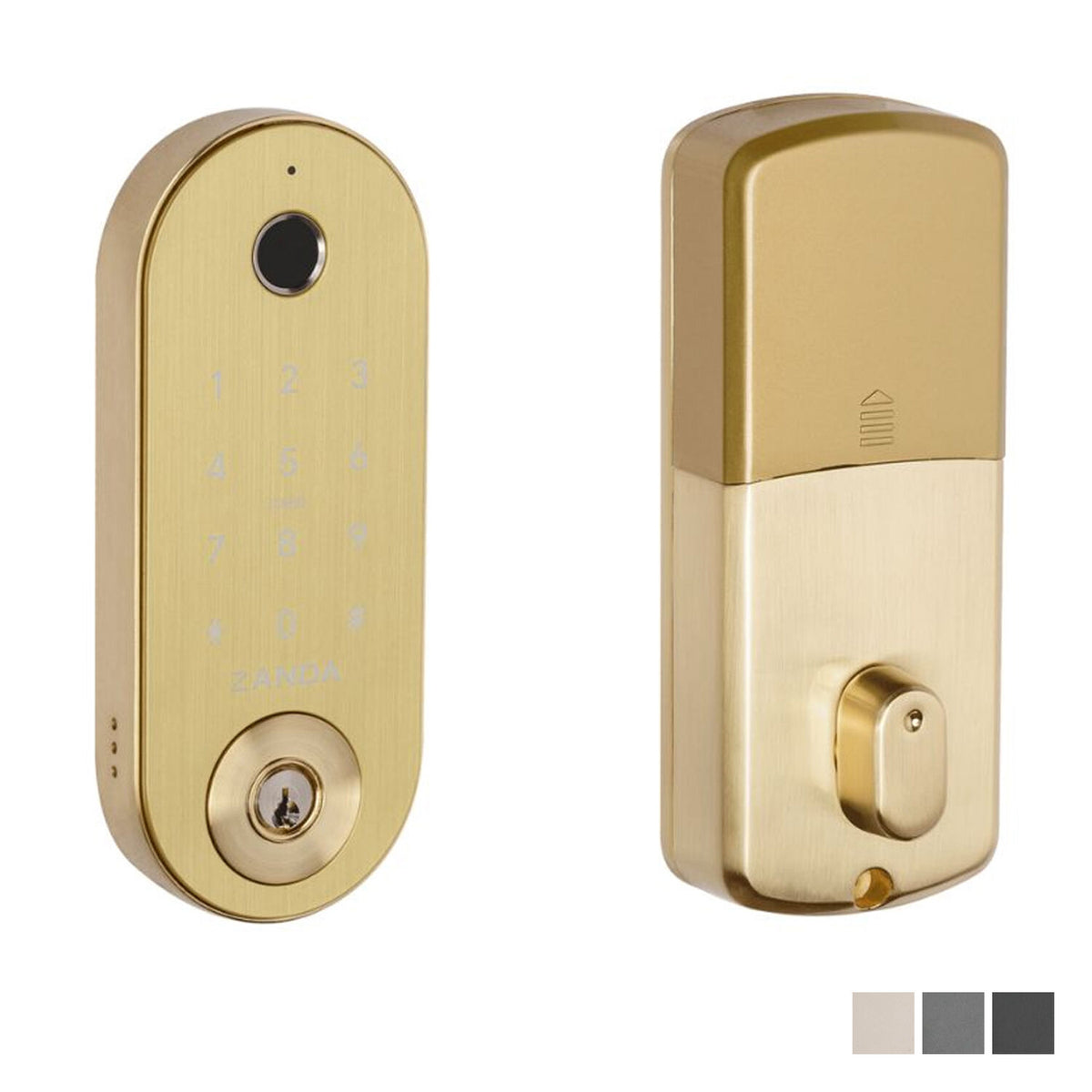 Zanda Stealth Smart Lock Deadbolt - Available in Various Finishes ...
