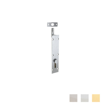 Zanda Reverse Barrel Bolt Necked Inward  - Available in Various Finishes & Sizes