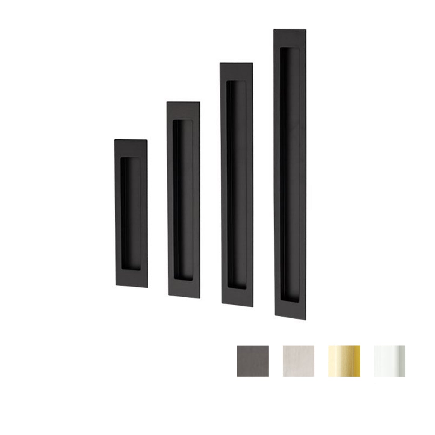 Zanda Verve Flush Pull Concealed Fixing - Available in Various Finishes and Sizes