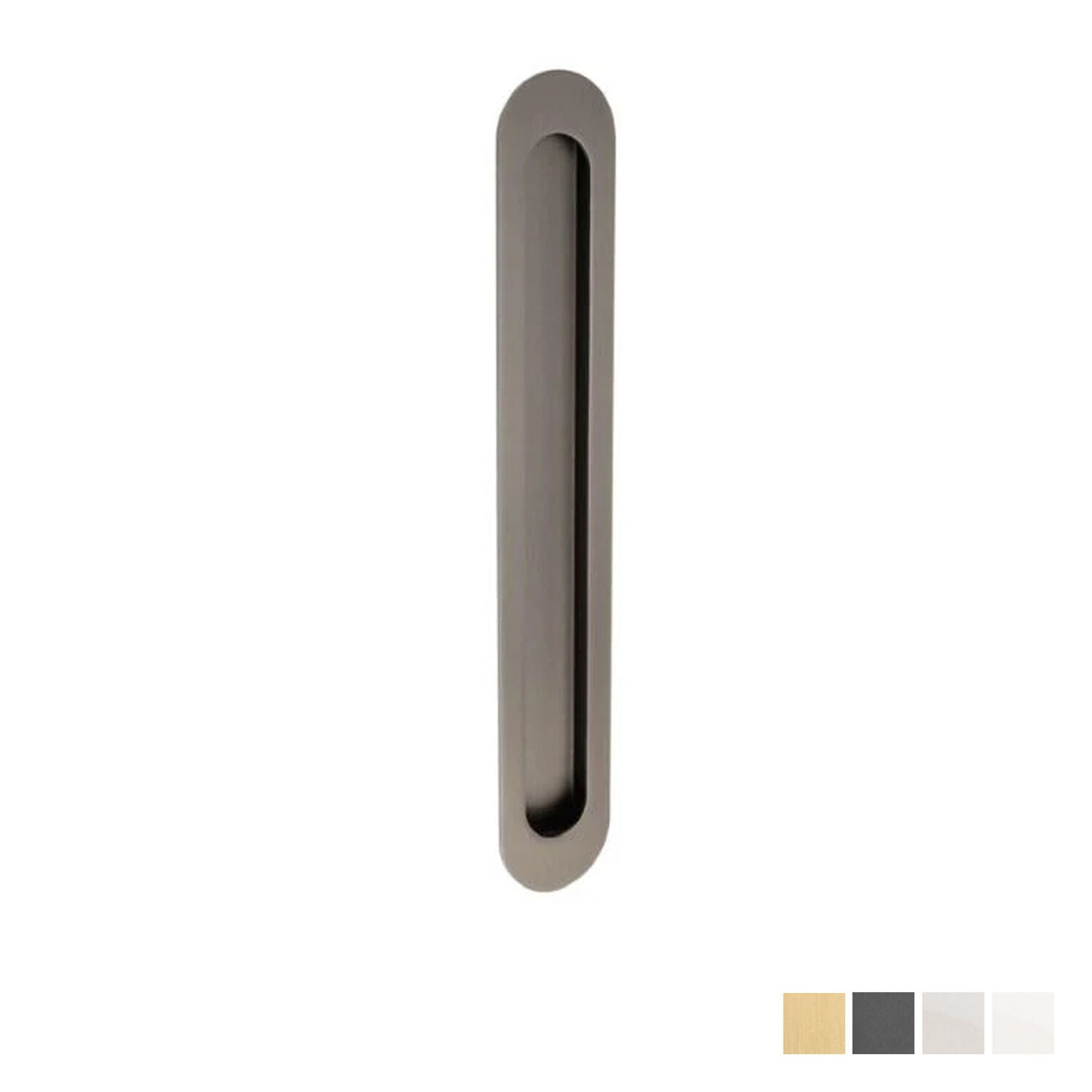 Zanda Duke Flush Pull 250x40mm - Available in Various Finishes