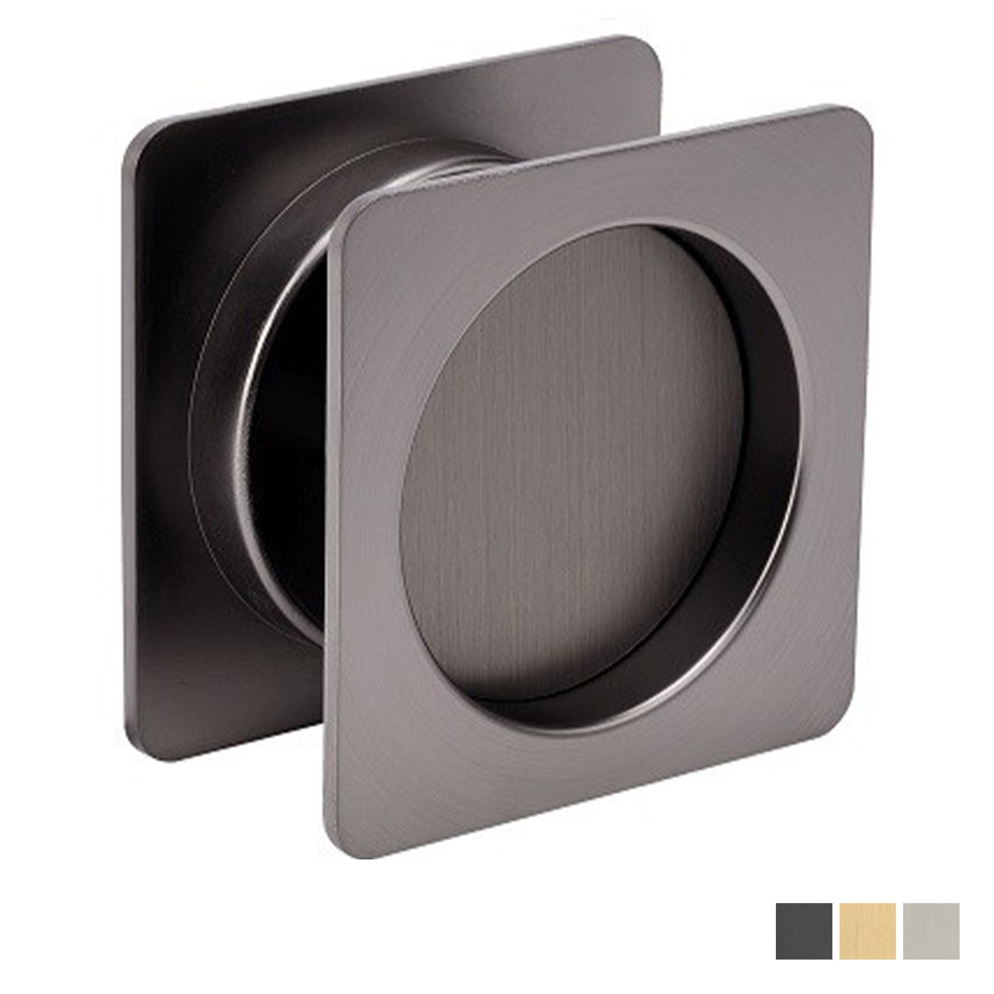 Zanda Square Cavity Sliding Passage Set - Available in Various Finishes