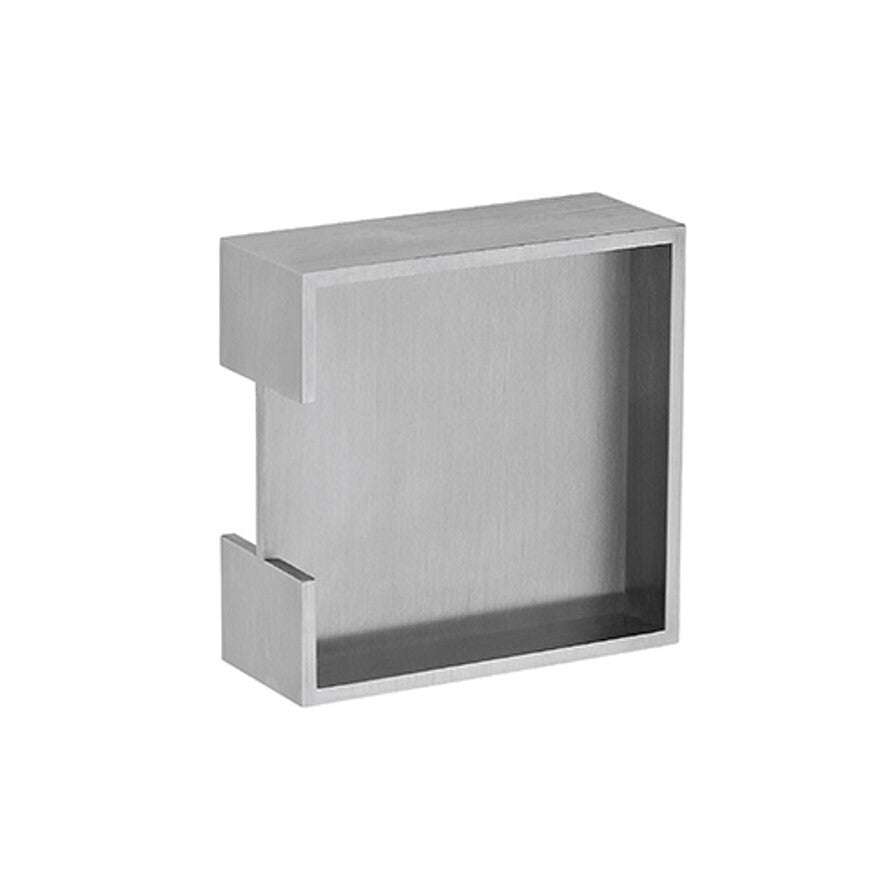 Zanda Square Flush / Edge Pull Handle Stainless Steel Suits 40mm Doors 5351.SS