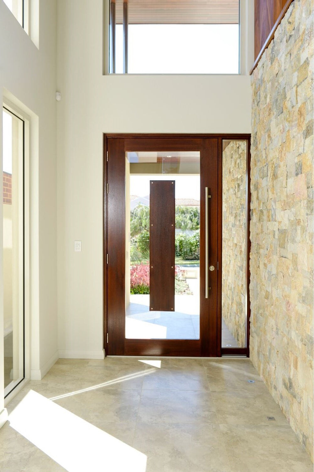 Zanda Round Offset Door Pull Handle - Available in Various Fixings and Sizes