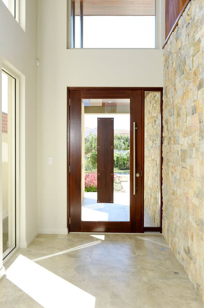 Zanda Round Offset Door Pull Handle - Available in Various Fixings and Sizes