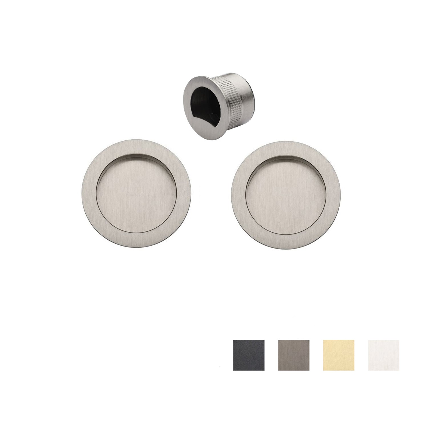 Zanda Visca Flush Pull Kit Passage Set - Available in Various Finishes