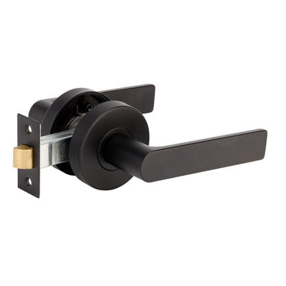 Zanda Kent Door Lever Handle Set Matt Black - Available in Various Function