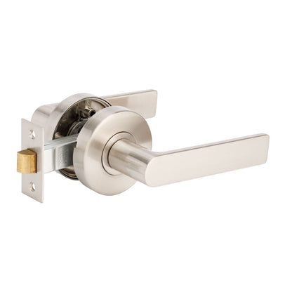 Zanda Kent Door Lever Handle Set Brushed Nickel - Available in Various Function
