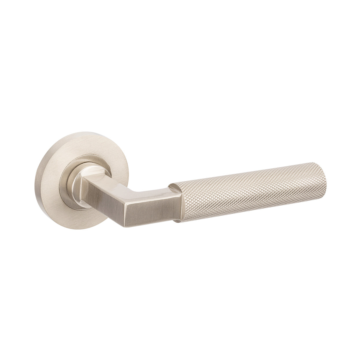 Zanda Zurich Door Handle Lever Set Brushed Nickel