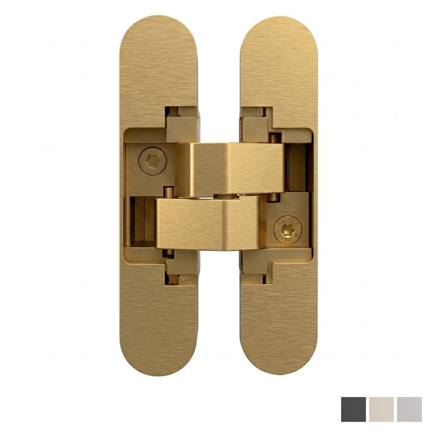 Hafele Anselmi Concealed Hinge AN140 40kg - Available in Various Finishes