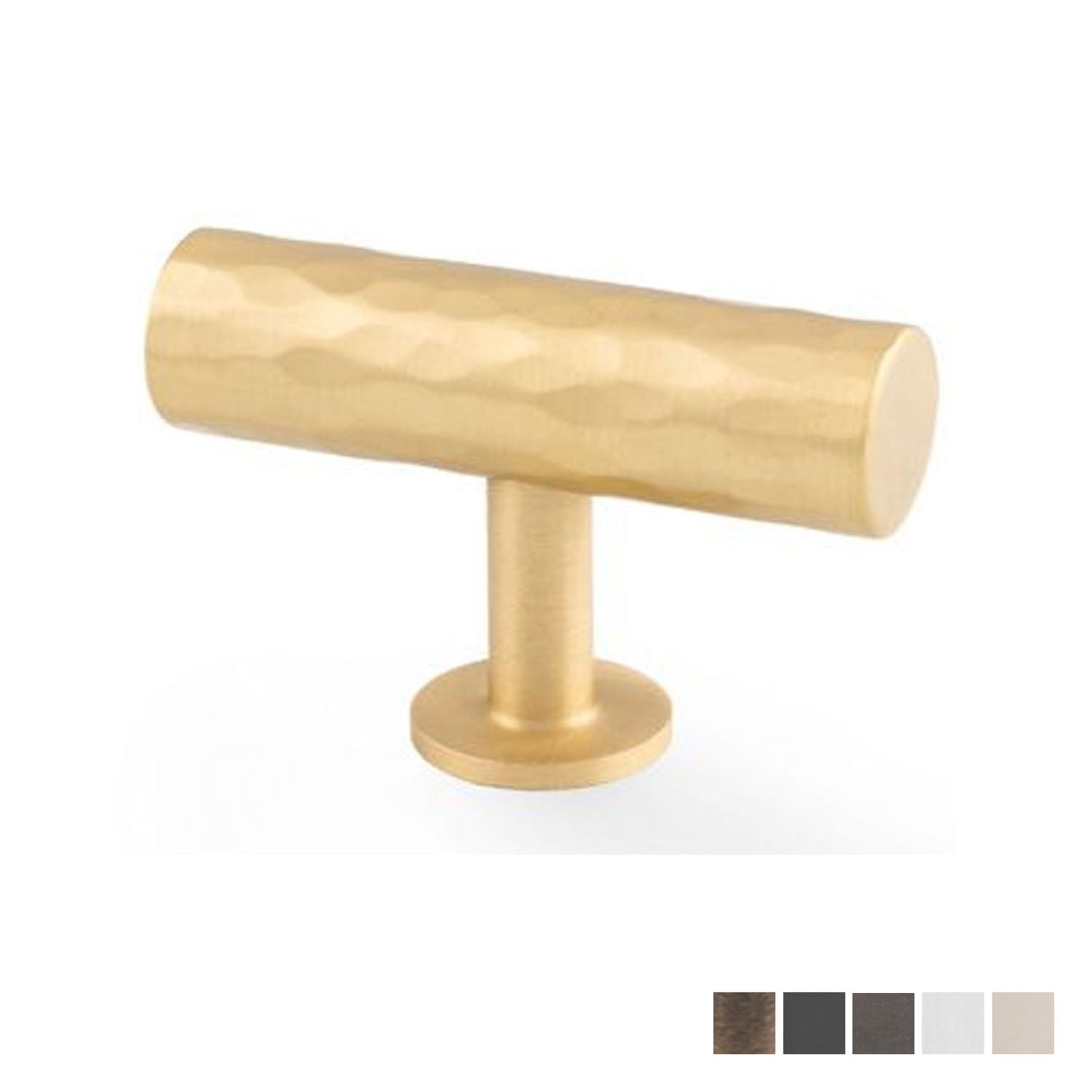 Alexander and Wilks Leila Hammered T-Bar 55mm  - Available in Various Finishes