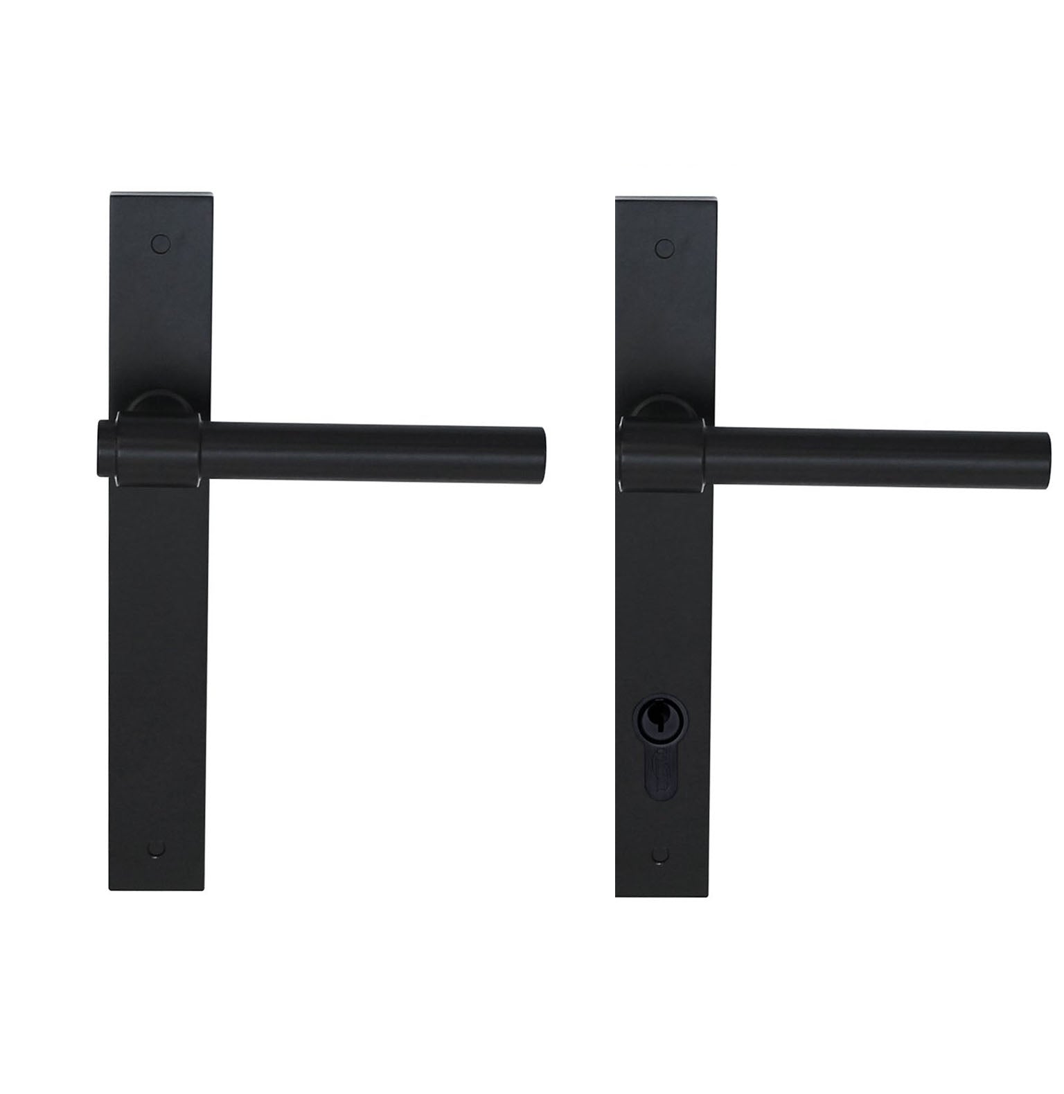 Builders Choice 53680 Door Lever Long Plate Contemporary Style - Available in Various Function