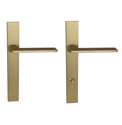 Builders Choice 93675 Door Lever on Long Plate Linear Design  - Available in Various Function