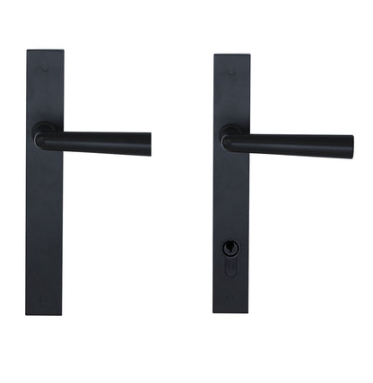 Builders Choice Long Plate Contemporary Design Black - Available in Various Function
