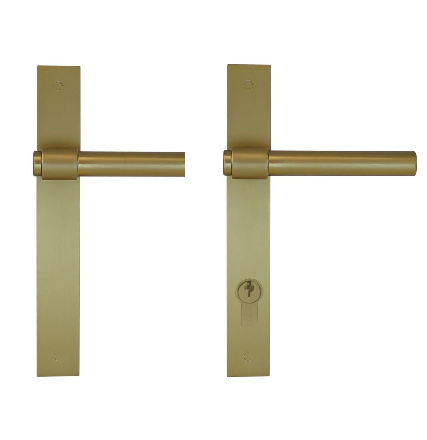 Builders Choice 93680 Door Lever Long Plate Contemporary Style - Available in Various Function