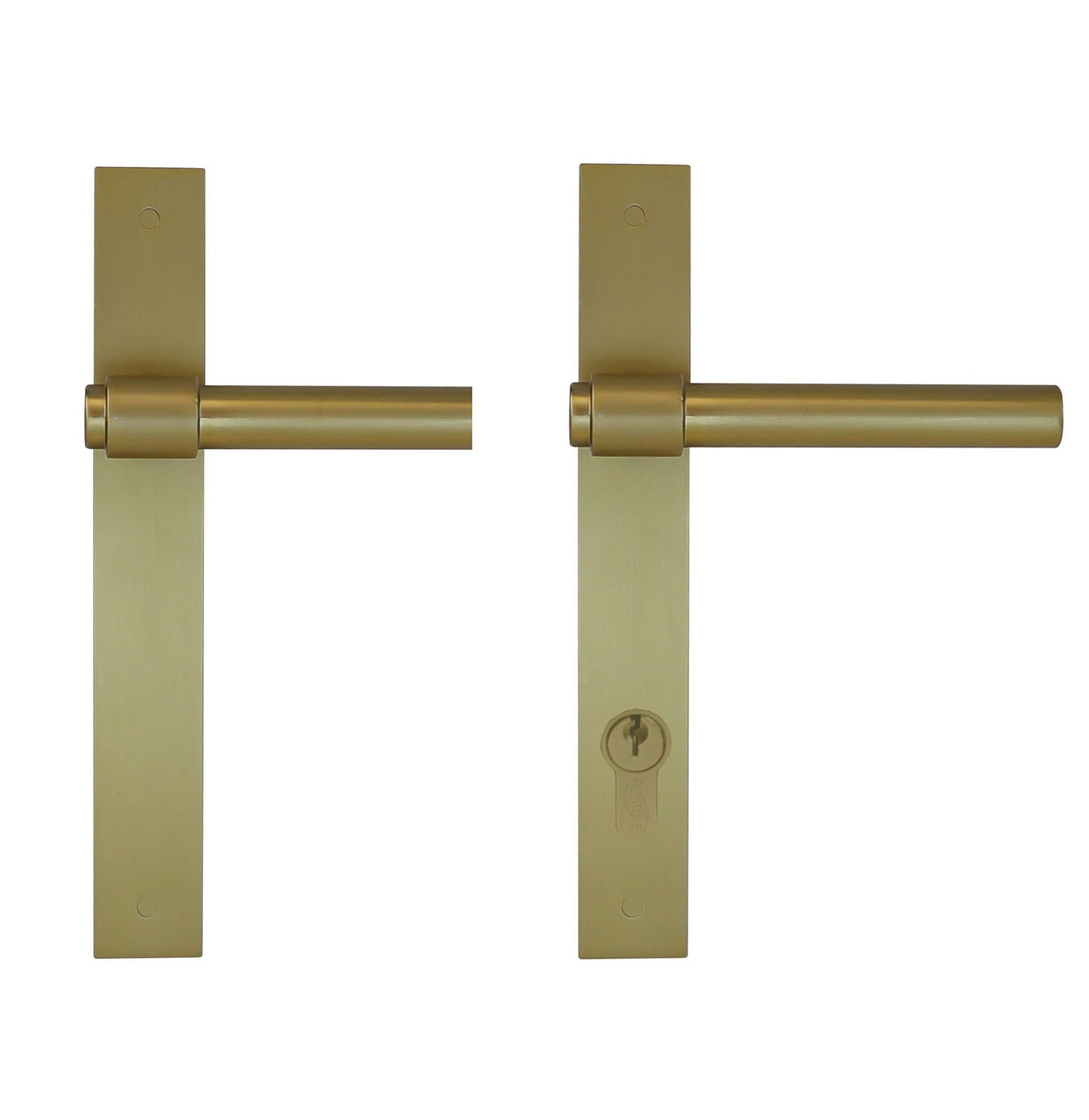 Builders Choice 93680 Door Lever Long Plate Contemporary Style - Available in Various Function