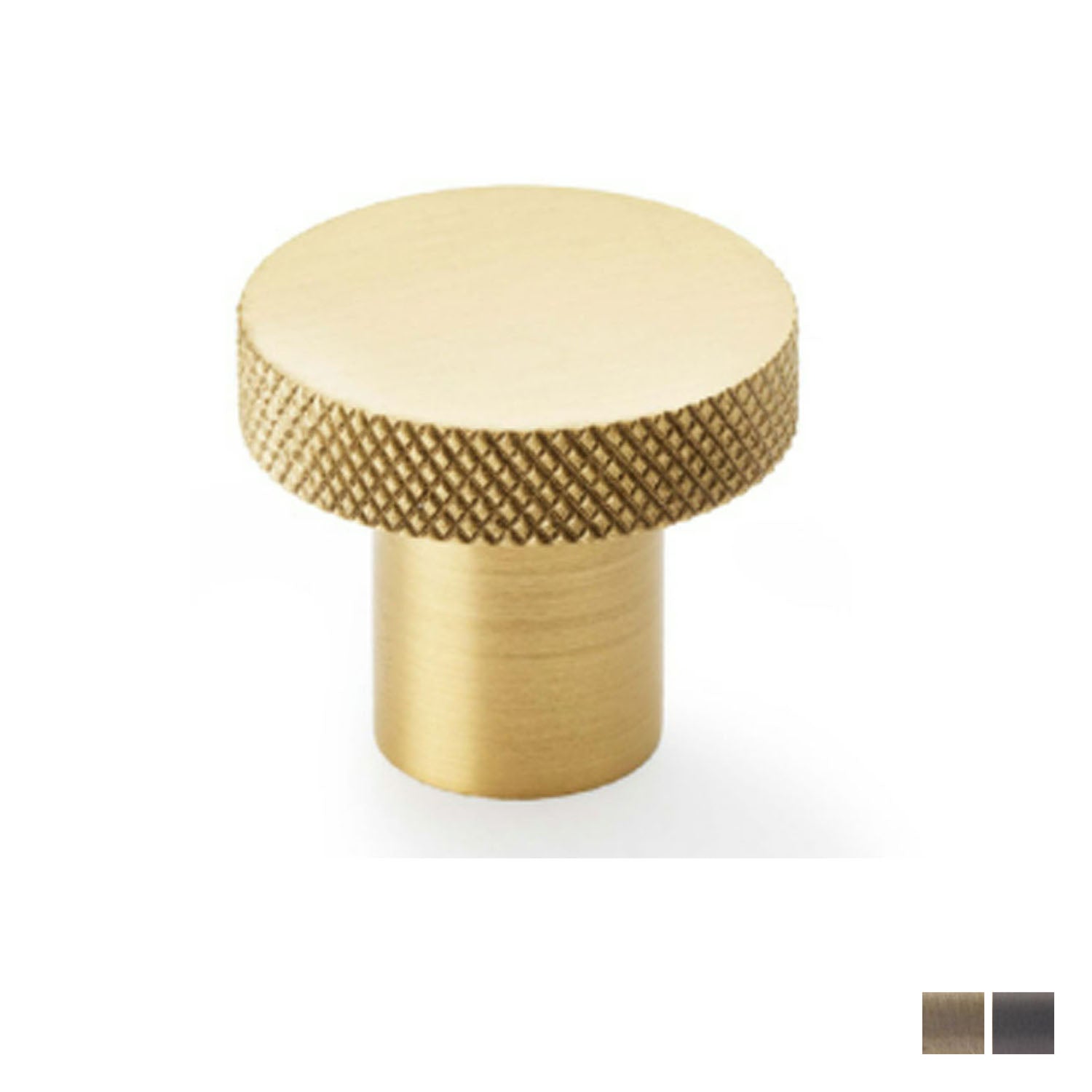 Alexander and Wilks Hanover Knurled Cabinet Knob  38mm - Available in Various Finishes
